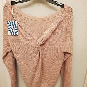 Stitch Fix Fallan Twist Back V neck pullover